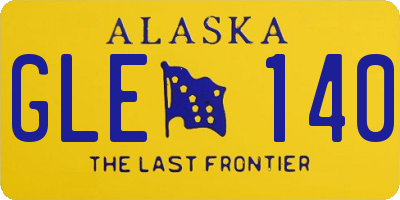 AK license plate GLE140