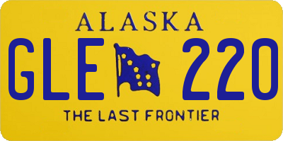 AK license plate GLE220