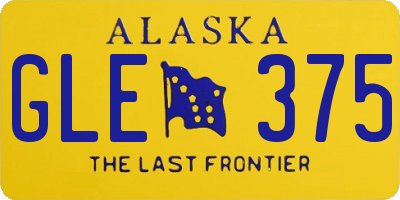 AK license plate GLE375