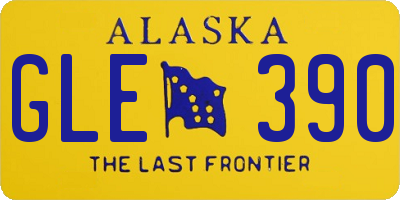AK license plate GLE390