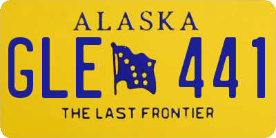 AK license plate GLE441