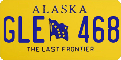 AK license plate GLE468