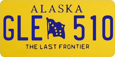 AK license plate GLE510