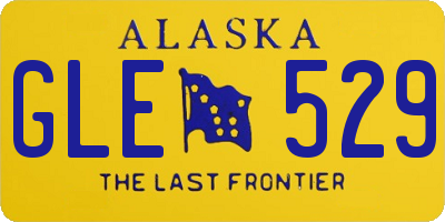 AK license plate GLE529