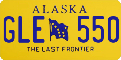 AK license plate GLE550