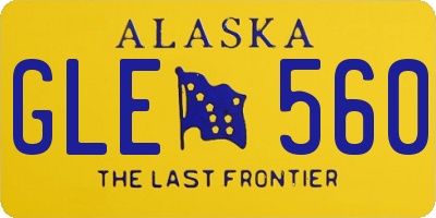 AK license plate GLE560