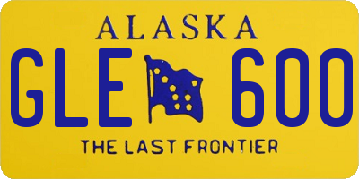 AK license plate GLE600