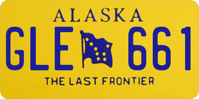 AK license plate GLE661