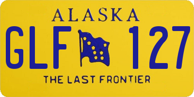AK license plate GLF127