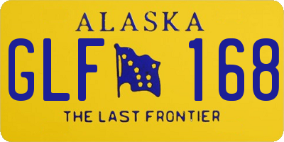 AK license plate GLF168