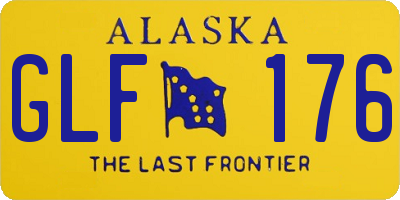 AK license plate GLF176