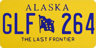 AK license plate GLF264
