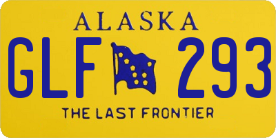 AK license plate GLF293