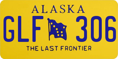 AK license plate GLF306