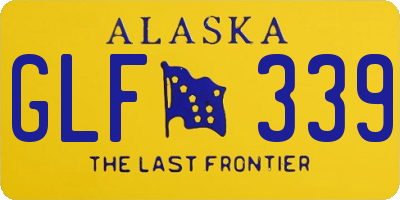 AK license plate GLF339
