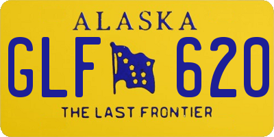 AK license plate GLF620