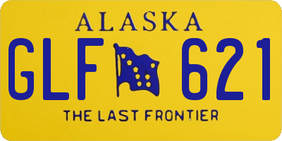 AK license plate GLF621
