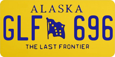AK license plate GLF696