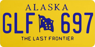 AK license plate GLF697
