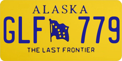 AK license plate GLF779