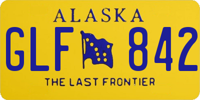 AK license plate GLF842