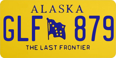 AK license plate GLF879