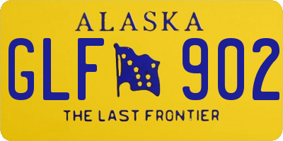 AK license plate GLF902