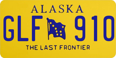 AK license plate GLF910
