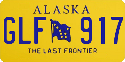 AK license plate GLF917