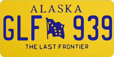 AK license plate GLF939