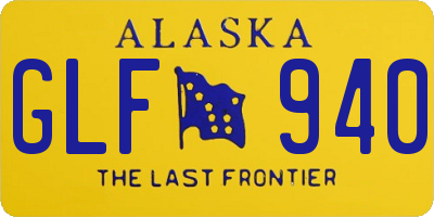 AK license plate GLF940