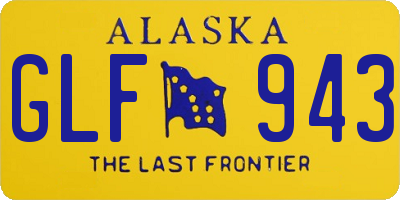 AK license plate GLF943