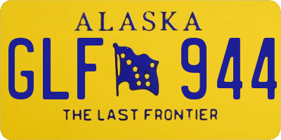 AK license plate GLF944
