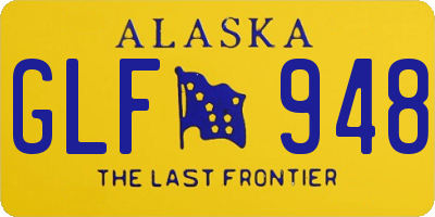 AK license plate GLF948