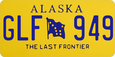 AK license plate GLF949