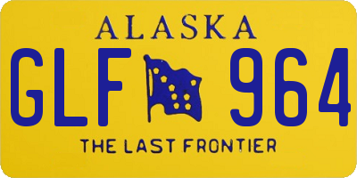 AK license plate GLF964