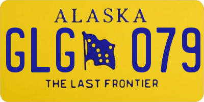 AK license plate GLG079