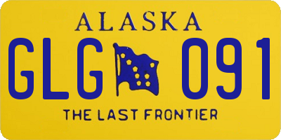 AK license plate GLG091