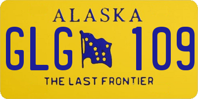 AK license plate GLG109