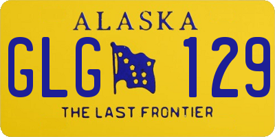 AK license plate GLG129
