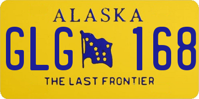 AK license plate GLG168