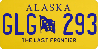 AK license plate GLG293