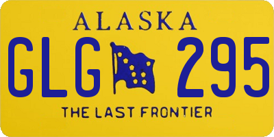 AK license plate GLG295