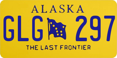 AK license plate GLG297
