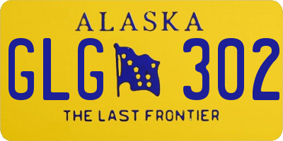 AK license plate GLG302