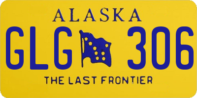 AK license plate GLG306