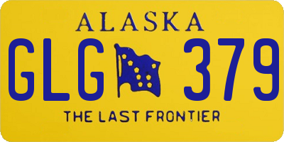 AK license plate GLG379