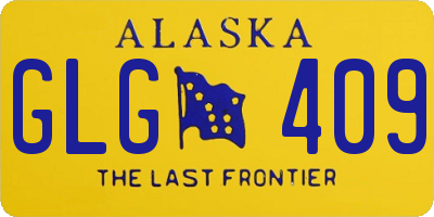 AK license plate GLG409
