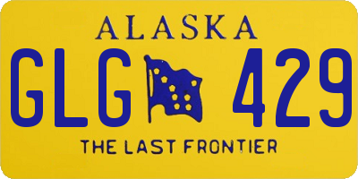 AK license plate GLG429