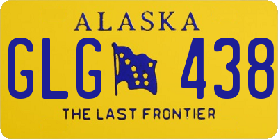AK license plate GLG438
